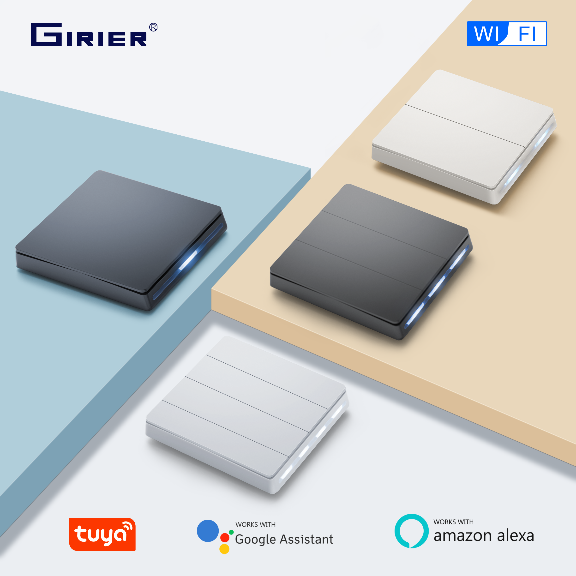 GIRIER Smart Light Switch WiFi - Smart Home Yale 리뷰 및 가격