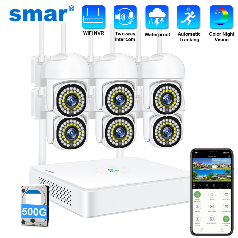 Smar 3MP Wireless CCTV Securit - Smart Home Outdoor Camera 리뷰 및 가격