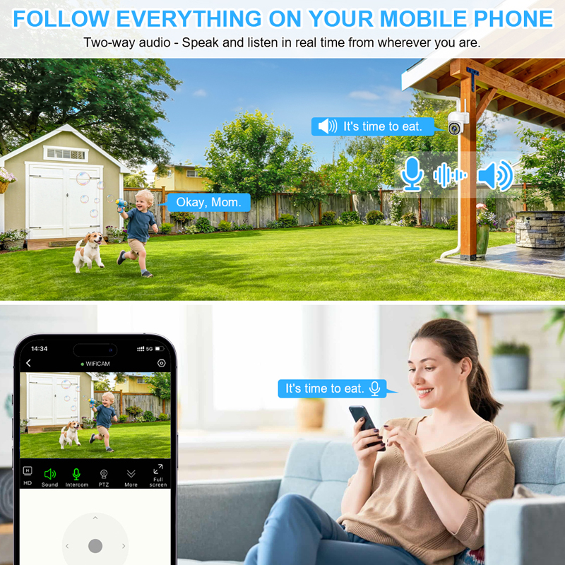 Smar 3MP Wireless CCTV Securit - Smart Home Outdoor Camera 리뷰 및 가격