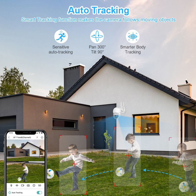Smar 3MP Wireless CCTV Securit - Smart Home Outdoor Camera 리뷰 및 가격