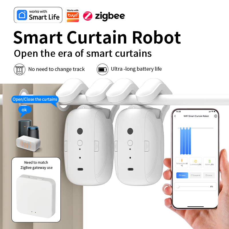 Zigbee Smart Curtain Driver Ro - Smart Home Alexa 리뷰 및 가격