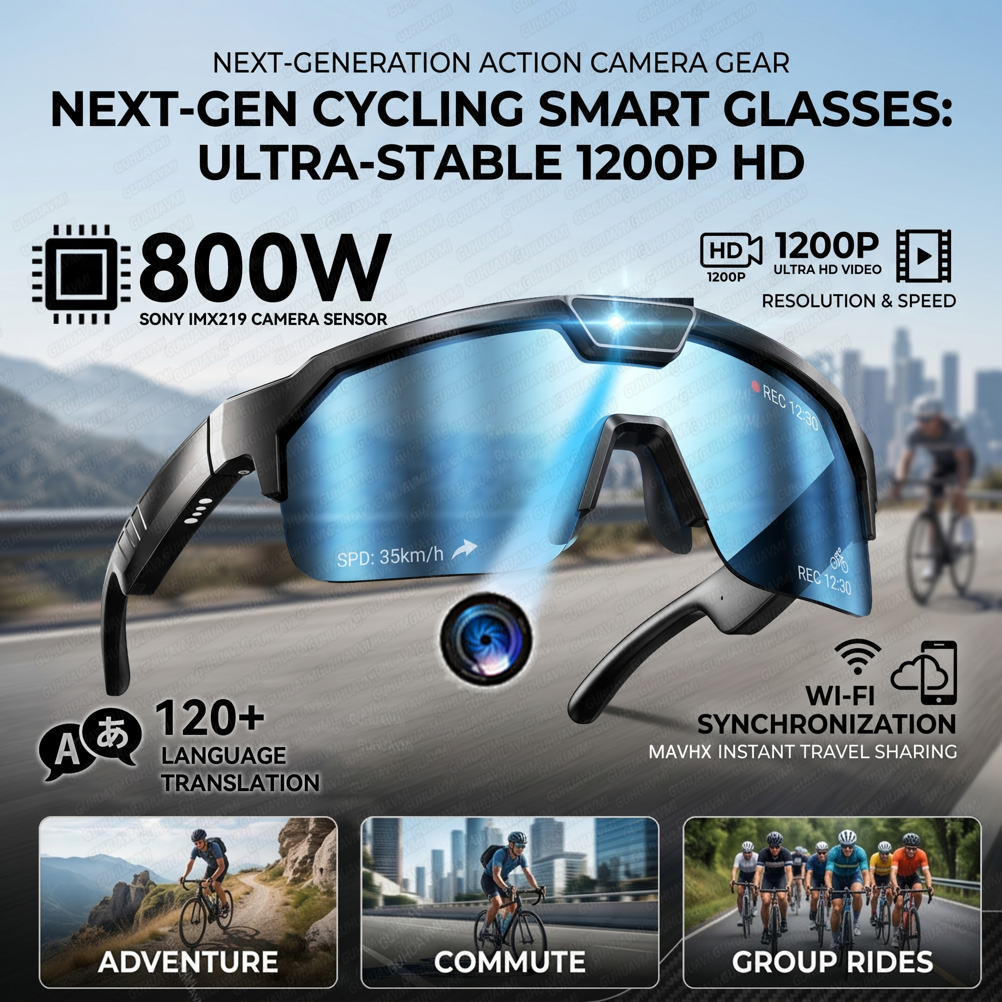 Smart Glasses with 4K HD Anti- - Smart Home Outdoor Camera 리뷰 및 가격