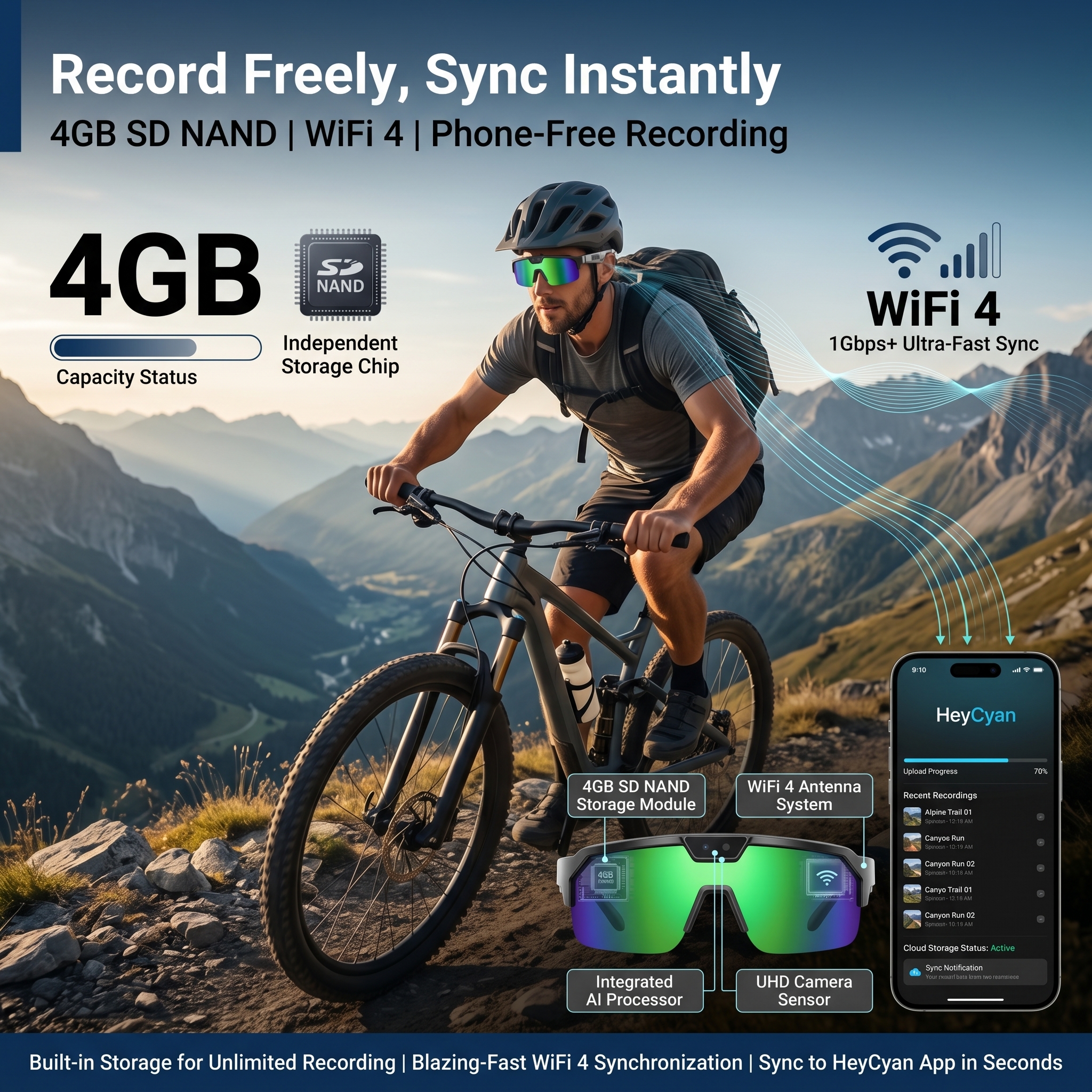 Smart Glasses with 4K HD Anti- - Smart Home Outdoor Camera 리뷰 및 가격