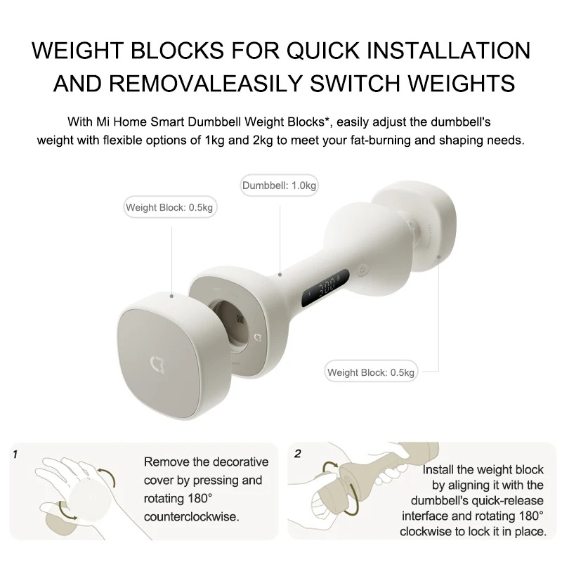 New MIJIA Smart Dumbbells Men  - Smart Home Zestaw 리뷰 및 가격