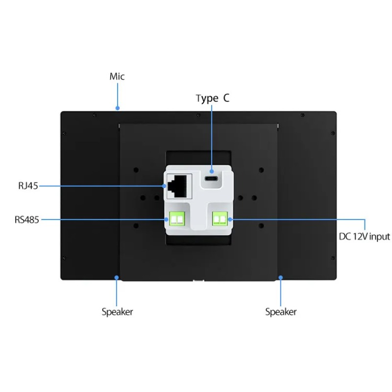 8 Inch POE Wall-Mounted Touch  - Smart Home Knx 리뷰 및 가격