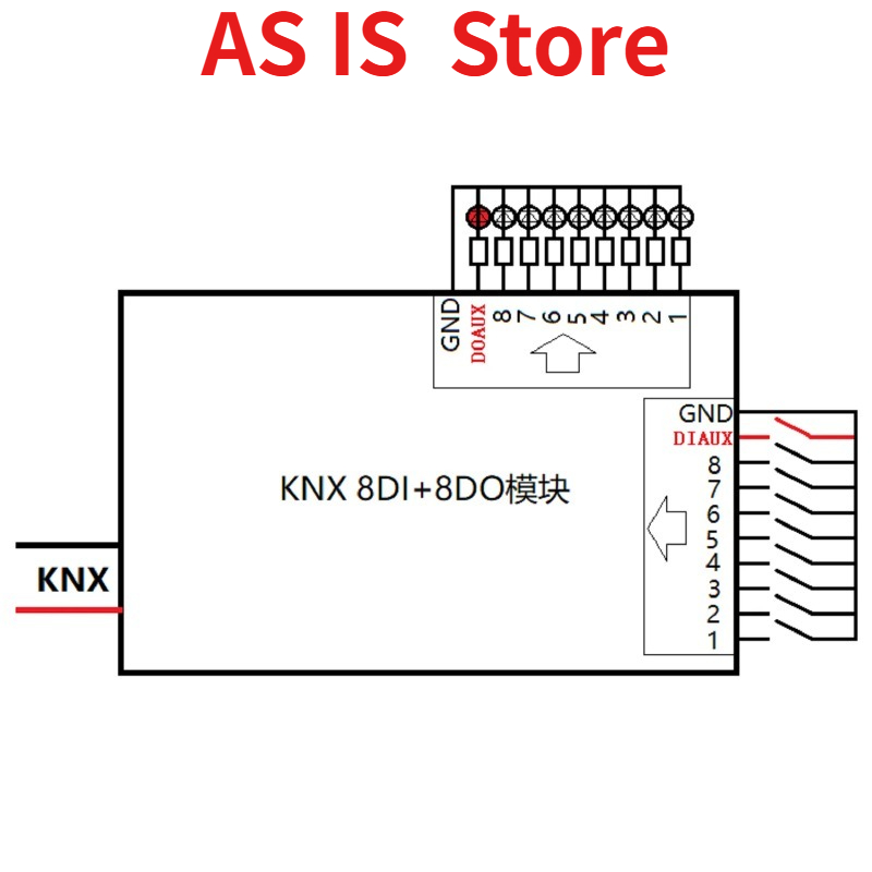 Smart Home KNX I/O Module - 8  - Smart Home Knx 리뷰 및 가격
